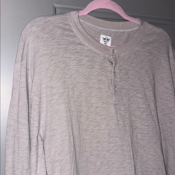 Boys Lie Gray Long Sleeve shirt with round neckline - girl on motorcycle design - Picture 7 of 8